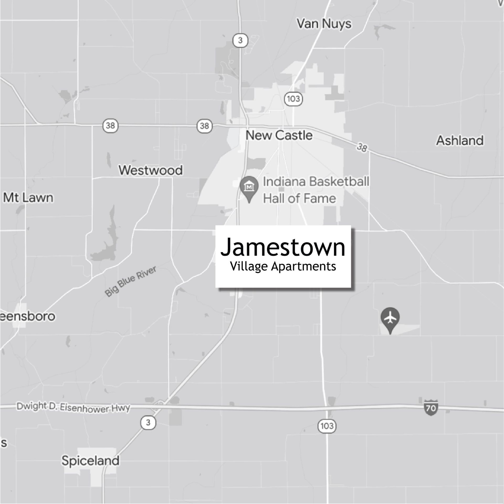 Jamestown Village Map